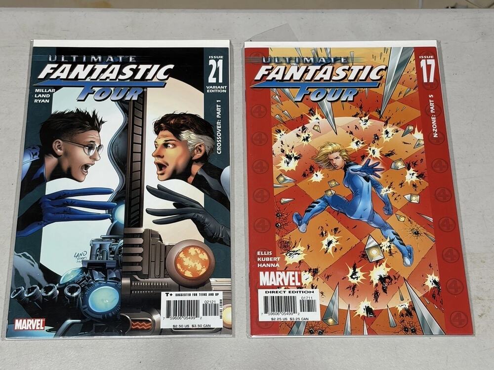 Ultimate Fantastic Four #21 (Variant) And #17